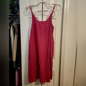 Not Perfect Linen Langley Midi Sz M/L